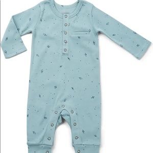Pehr Rocketman Organic Cotton 0-3 month romper
